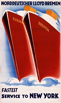 Fastest Gallery: Norddeutscher Lloyd poster
