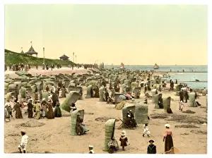Norderney Prints: Norderney, life on the beach, Germany