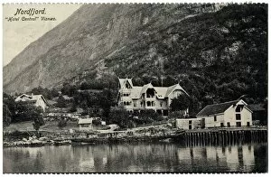 Images Dated 12th August 2016: Nordfjord, Norway - Hotel Central Visnas