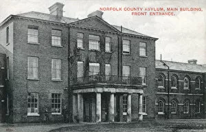 Thorpe Gallery: Norfolk County Asylum, Main Building - Front Entrance