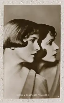 Constance Prints: Norma and Constance Talmadge - American actresses