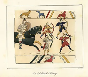 Norman archers lead the cavalry into the Battle of Hastings