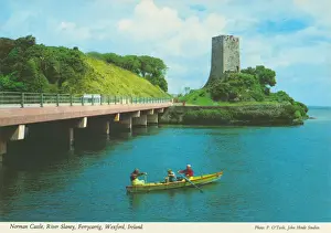 Wexford Prints: Norman Castle, River Slaney, Ferrycarrig, Wexford