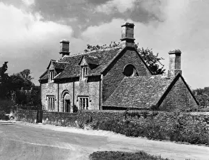 Openings Prints: A Norman chapel at Sherborne, Dorset, England, sometimes called The Old Church