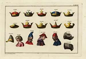 Spalart Prints: Norman crowns, hats and helmets