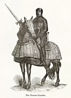 Crusades Collection: Norman Crusader, Horse Armoury, Tower of London