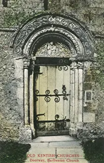 The Norman Doorway at Barfeston Church, Kent