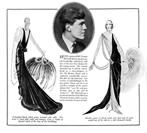 Designers Gallery: Norman Hartnell and dress designs, 1924