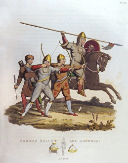 Images Dated 6th October 2016: Norman Knight & Archers