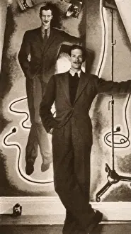 Mural Prints: Norman Parkinson and his unusual studio decoration
