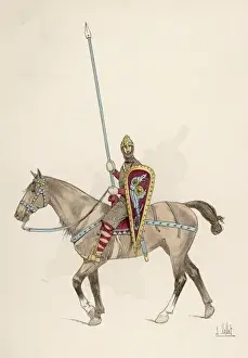 Stirrups Prints: Norman Soldier on Horse