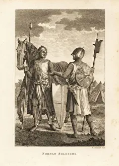 Respecting Prints: Norman soldiers in chainmail and plate armour