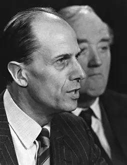 Colleague Prints: Norman Tebbit and Willie Whitelaw, Conservative politicians