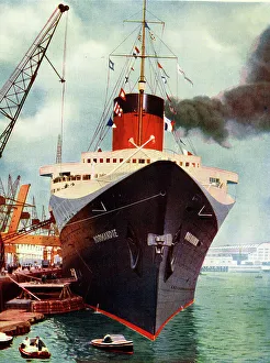 Normandie, French transatlantic liner