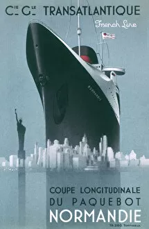 Steam Ships Collection: Normandie Poster