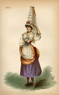 Normandy traditional costume as fancy dress