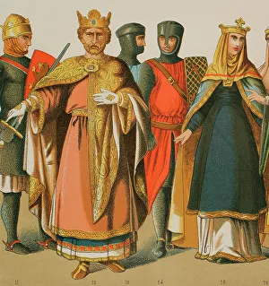Coeur Prints: Normans, 1000-1100. From left to right: King Richard