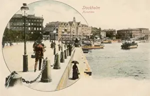 Stockholm Prints: Norrstrom River, Stockholm, Sweden