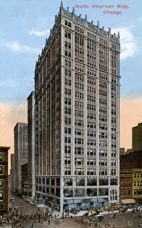 North American Building, Chicago, Illinois, USA