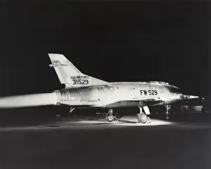 North American Prints: North American F-100A Super Sabre