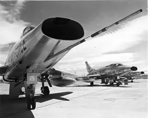 Sabres Prints: North American F-100C Super Sabres including 54-2089