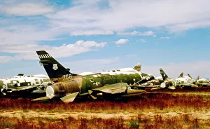 Drone Prints: North American F-100D Super Sabre 55-3758