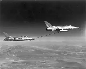 Sabres Prints: Two North American F-100D Super Sabres 55-3504 and 55-3513