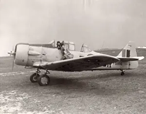 Harvard Prints: North American Harvard IIB, FS886, of the RAF