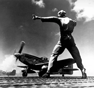 Airstrip Gallery: North American P-51D Mustang on Iwo Jima, Bonin Islands