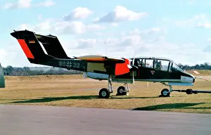 Rockwell Prints: North American Rockwell OV-10D Bronco G-BZGK / 99+32