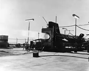 North American X-15 56-6671 engine test
