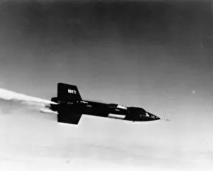 North American X-15 56-6671 in flight