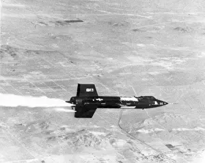 North American X-15 56-6671 in flight