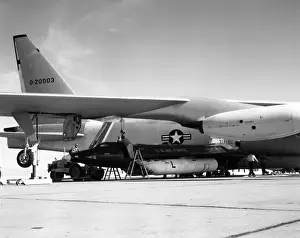 Winched Prints: North American X-15 56-6671 being winched into place