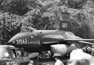 North American X-15A-2 56-6671 gets a lift on a lorry