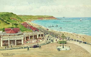 Cafe Prints: North Bay and Cafe, Scarborough, North Yorkshire