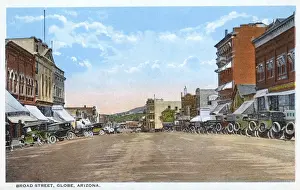 B Road Prints: North Broad Street, Globe, Arizona, USA