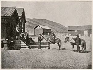 Farmstead Prints: North Cape farmstead, Norway