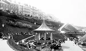 Bandstand Prints: North Cliff Gardens, Scarborough