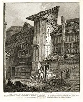 Gresham Prints: North-east view of a Tudor house in Sweedon s