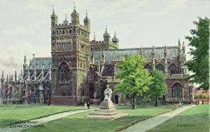 North Front, Exeter Cathedral, Exeter, Devon