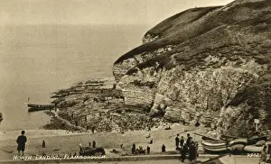 Flamborough Prints: North Landing, Flamborough, North Yorkshire