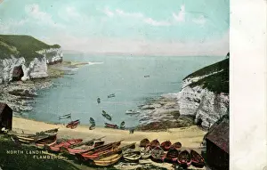 Landing Prints: North Landing, Flamborough, Yorkshire