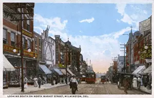 Tramlines Prints: North Market Street, Wilmington, Delaware, USA