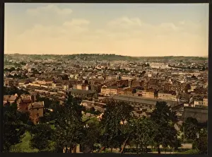 Liege Prints: From the north, Observatory Avenue, Liege, Belgium From