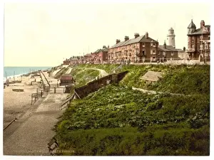 Southwell Prints: North Parade (i. e. promenade), Southwell, England