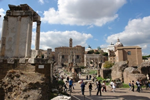 Images Dated 8th October 2008: North side of Roman Forum, Rome, Italy