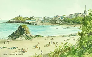 North Sands, Tenby, Pembrokeshire, South Wales