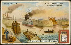 War Ships Prints: North-Sea Canal