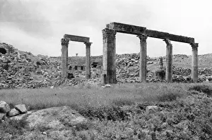 Gerasa Prints: North Theatre at Jerash (Gerasa), Jordan, Holy Land